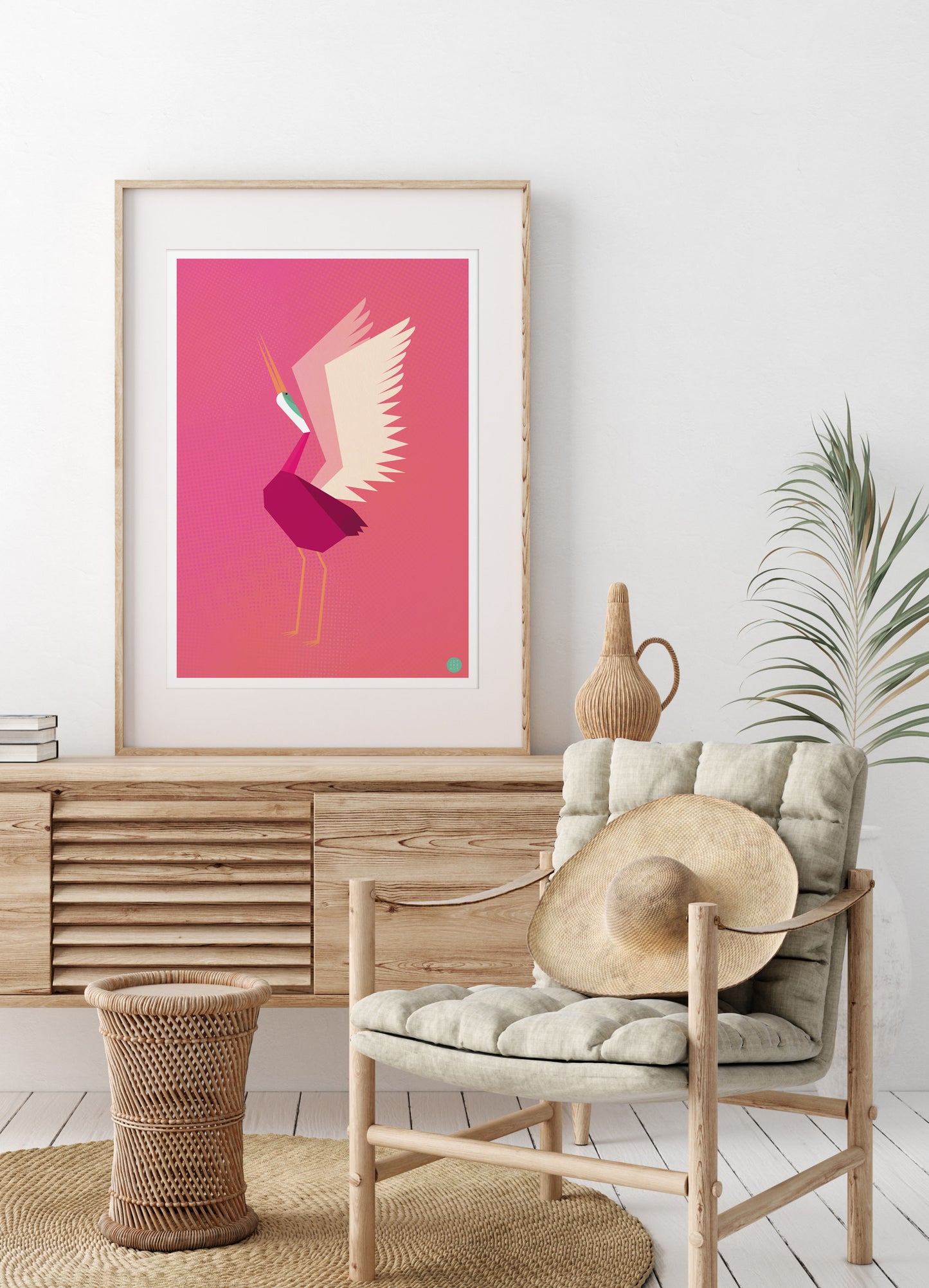 Grote poster: Kraanvogel