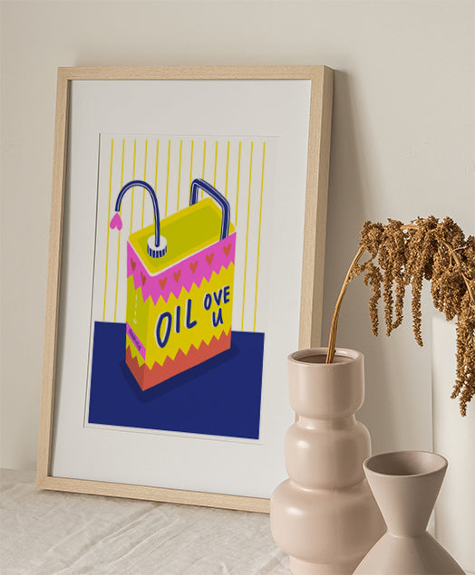 A4 print: Oil ove u