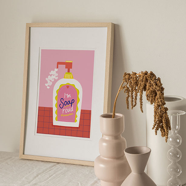 A4 print: I'm soap roud