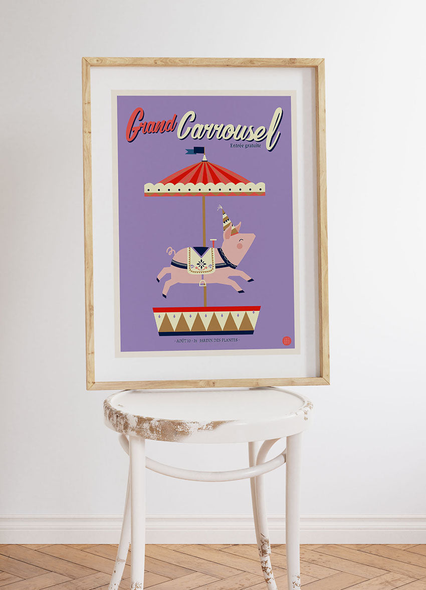 A3 poster: Carrousel varken
