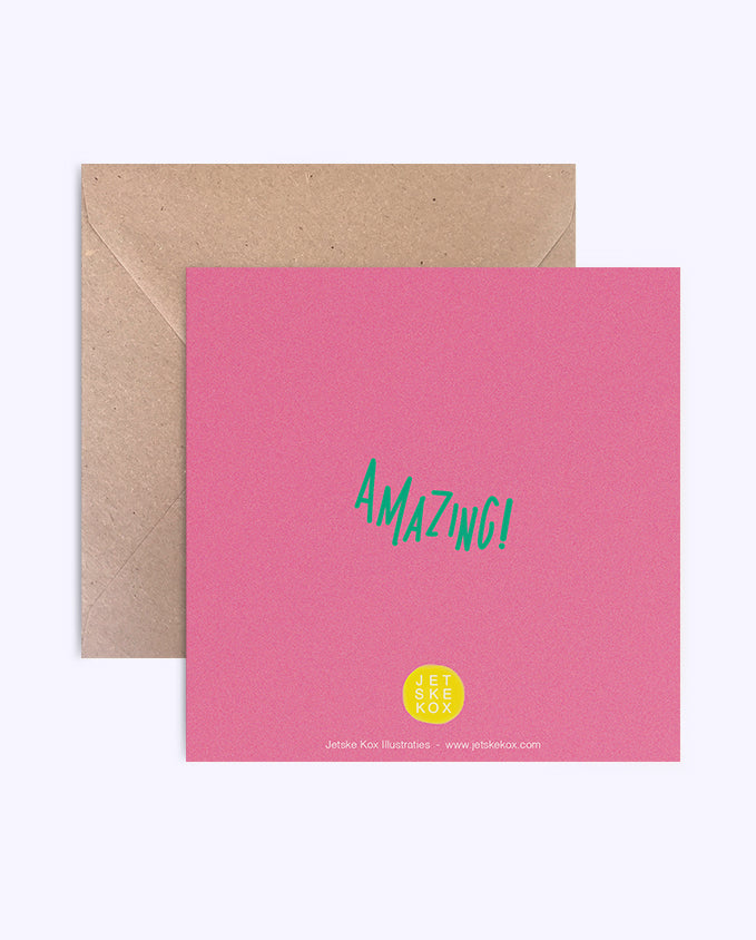 Wenskaart: Soda mn Amazing