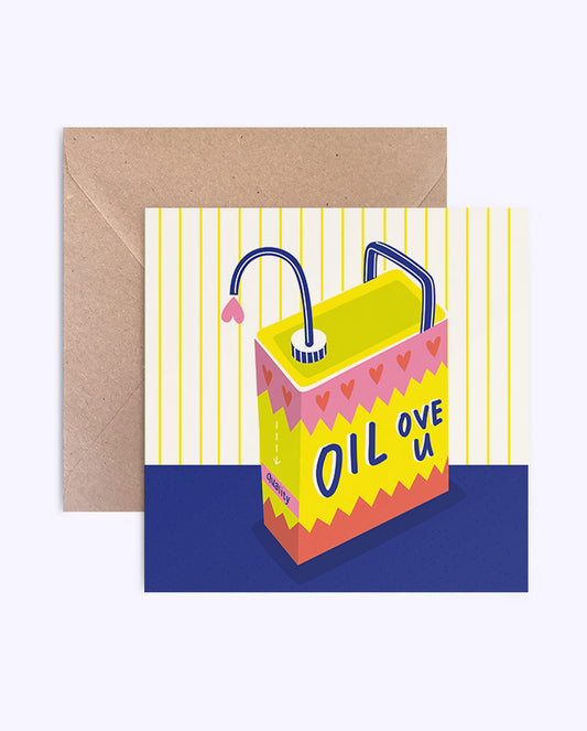 Wenskaart: Oil ove u