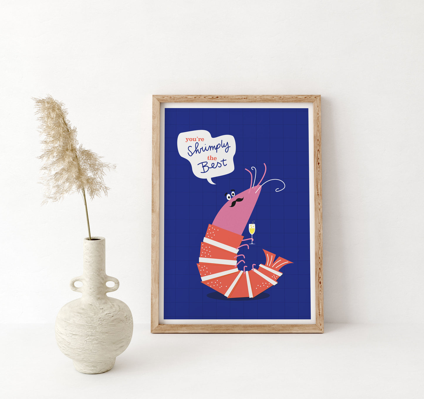 A4 print: Shrimply the best