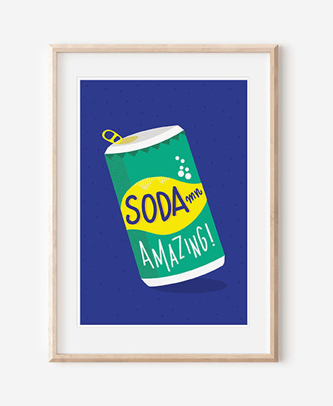 A4 print: Soda mn amazing